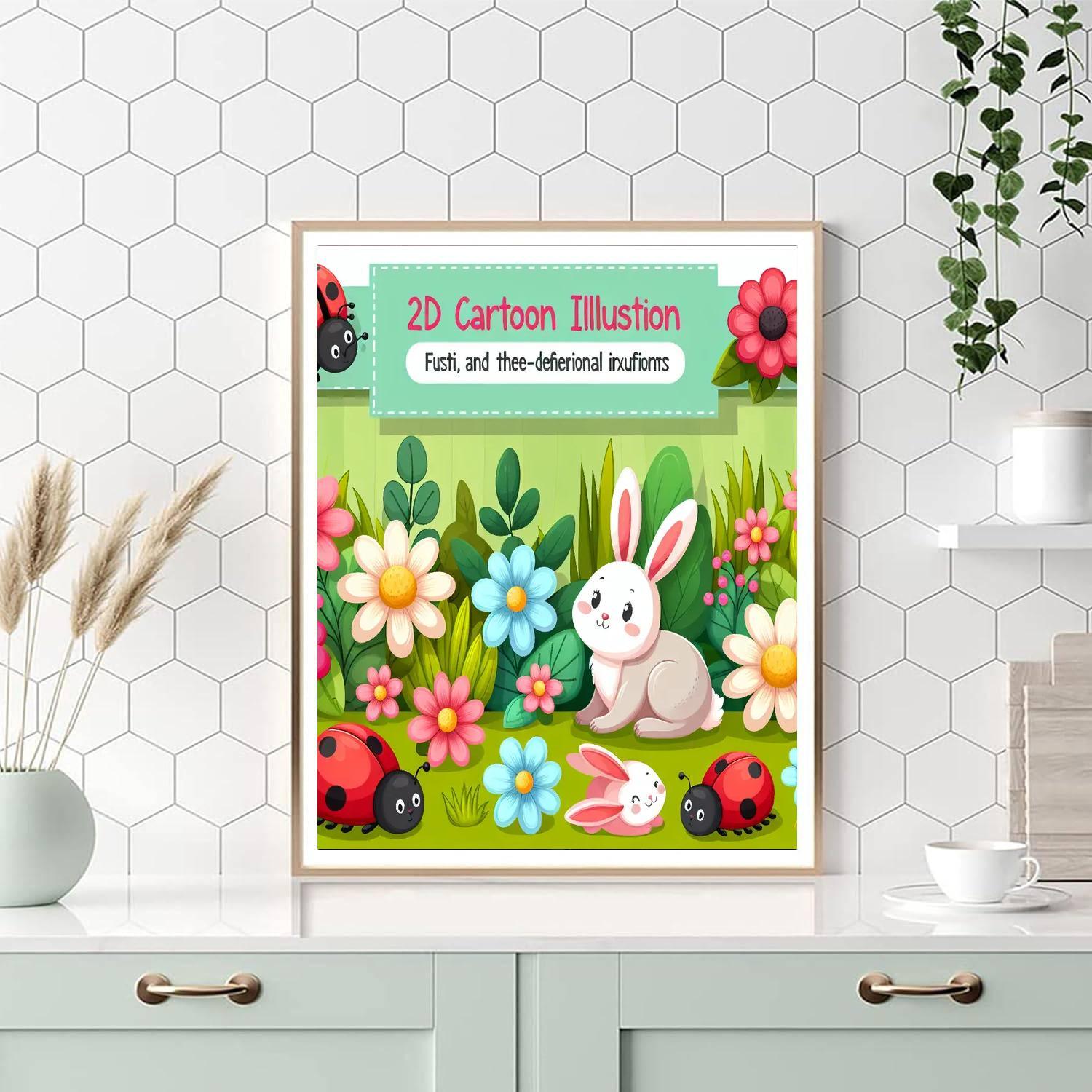 Cute Garden Friends Paint By Number