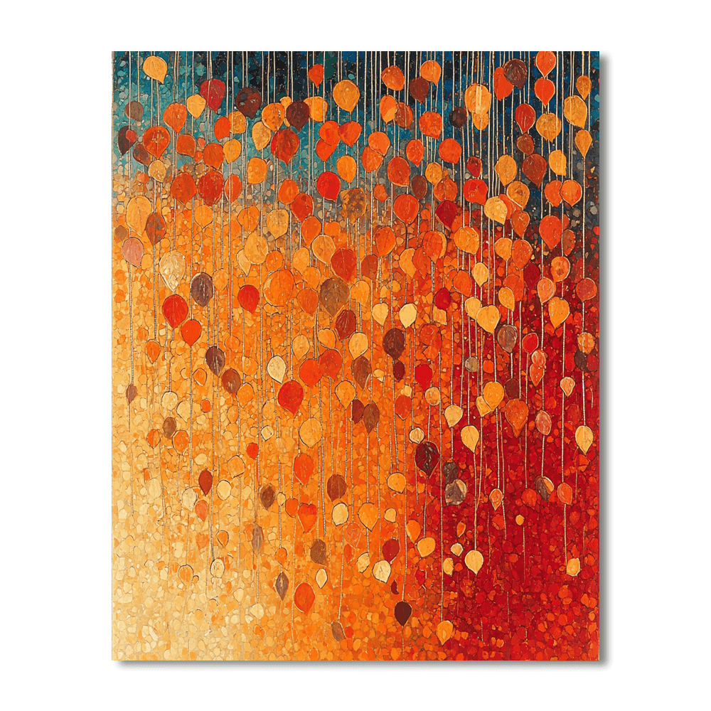 Gustav Klimt Inspired Dance Of The Leaves  Paint By Numbers Art