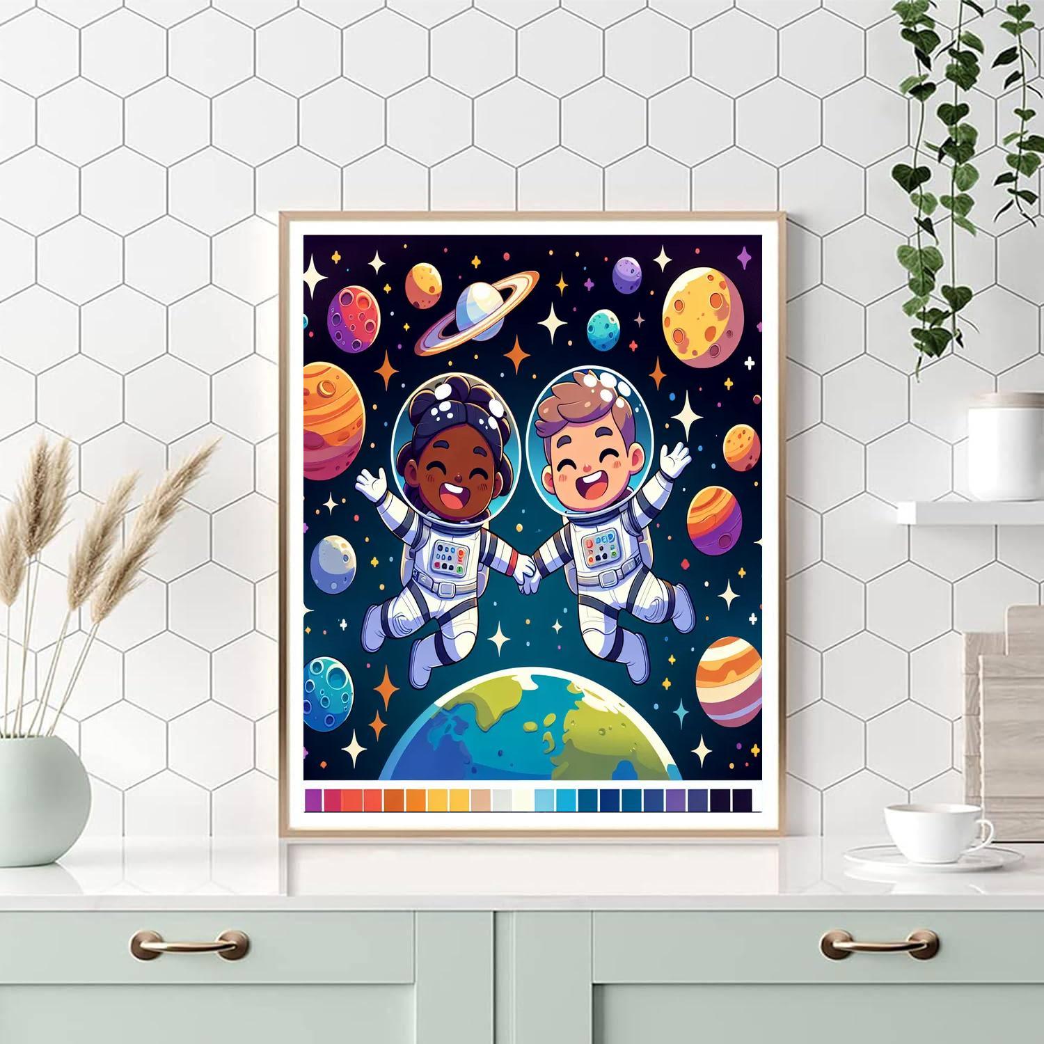 Adventures Of Space Explorers Paint By Color