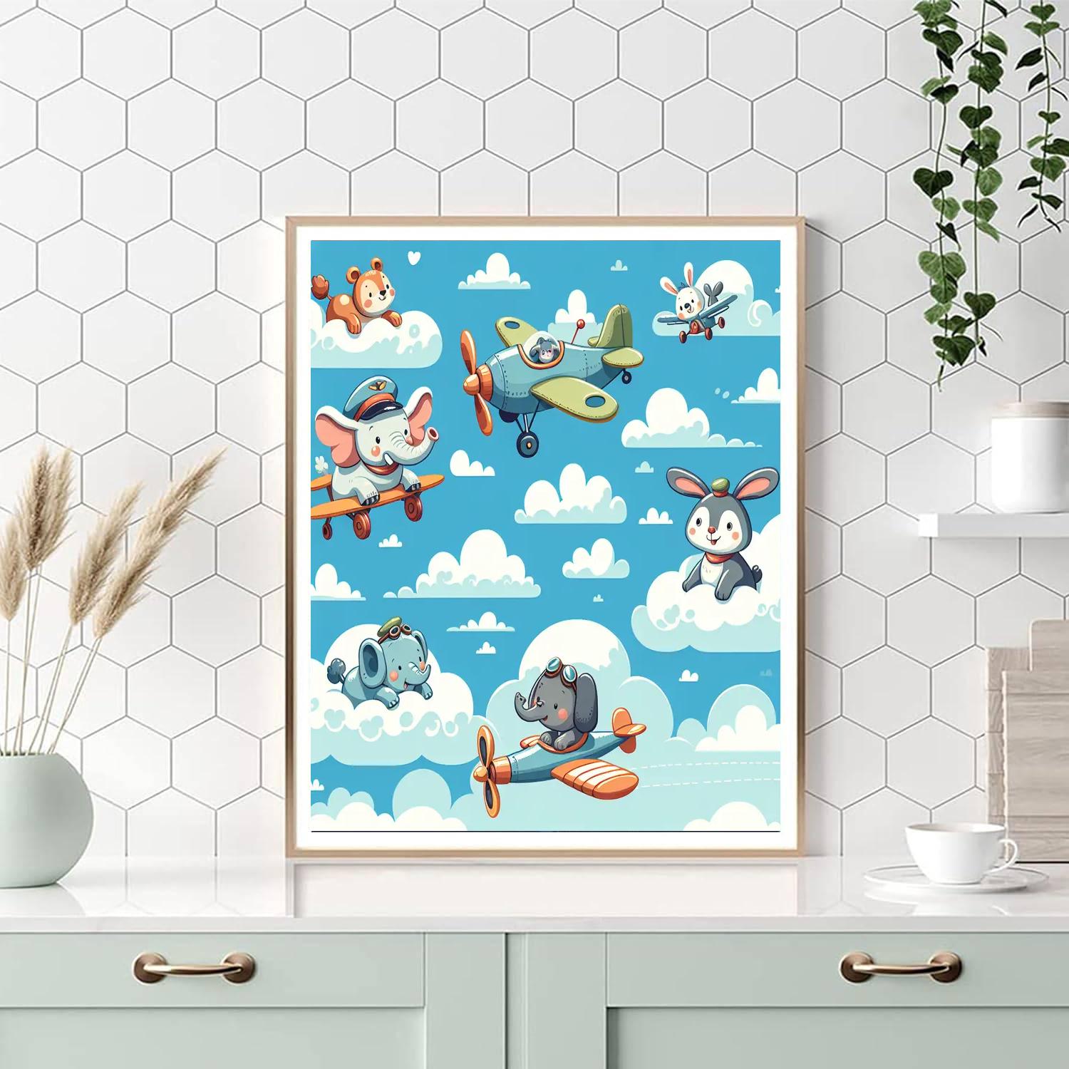 Aviation Adventure Paint By Numbers Kits