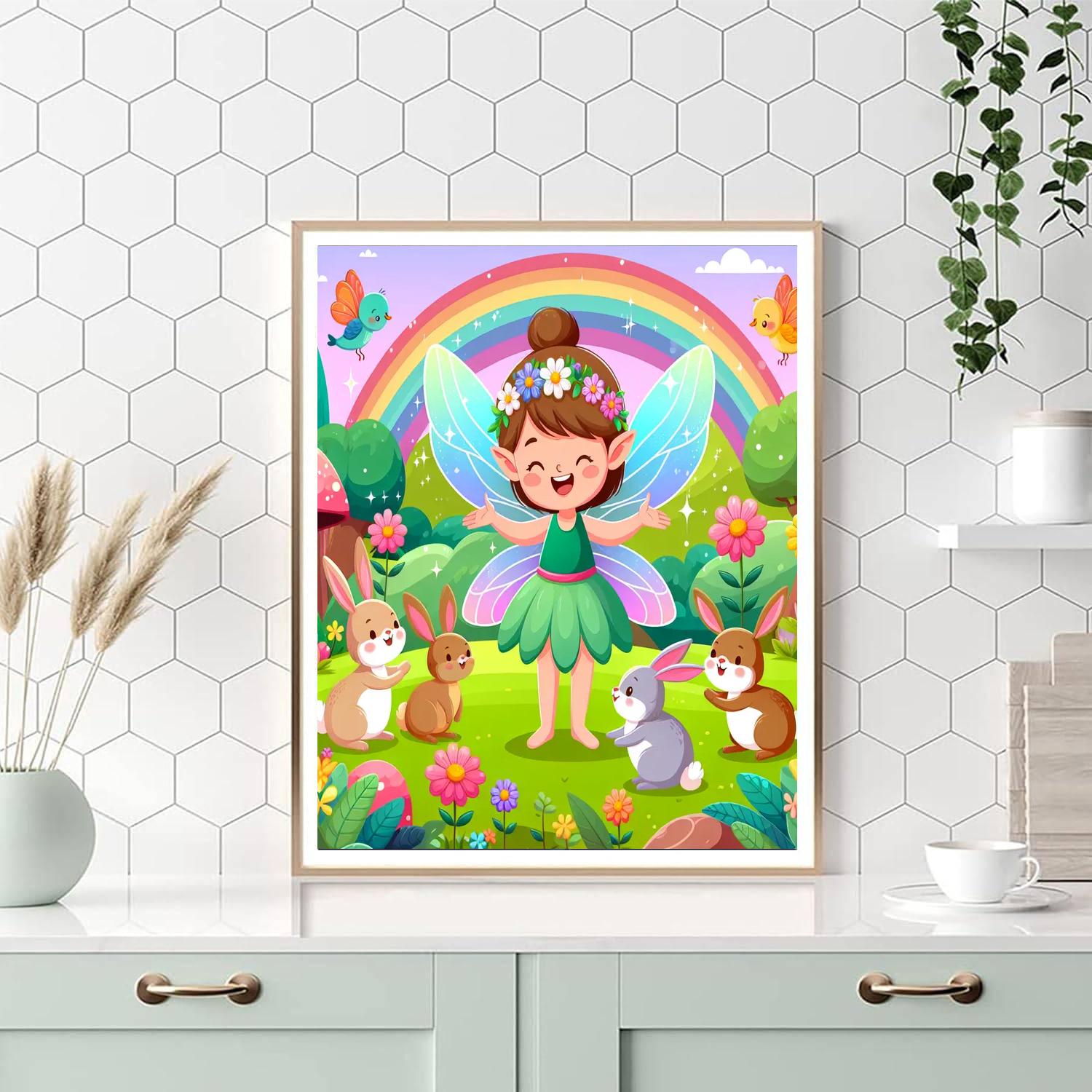 Fairy Tale Adventure Land Painting Number Kit