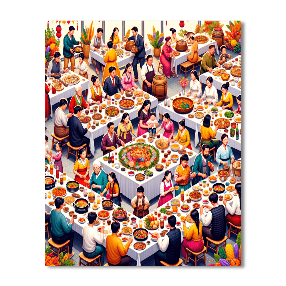 Chuseok Festival Paint By Number