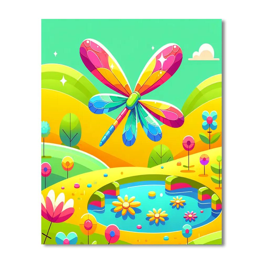 Wandering Dragonfly Paint By Numbers Kits