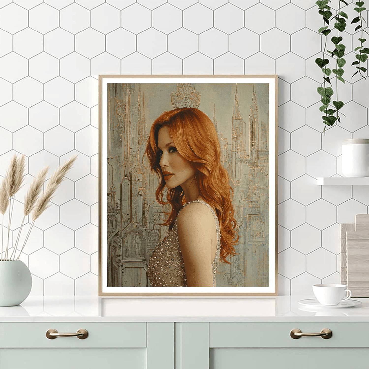 Jessica Chastain: The Redhead Of Hollywood Resilience Painting Number Kit