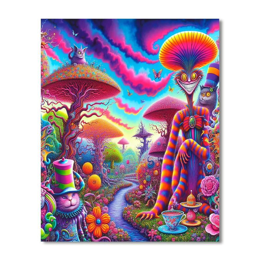 Magical Adventure In Wonderland Paint By Number