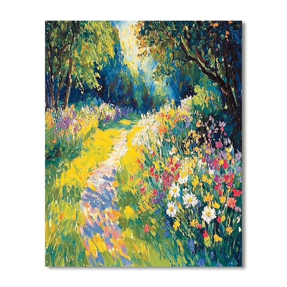 Berthe Morisot Inspired Sunlit Meadow Delight  Paint By Numbers