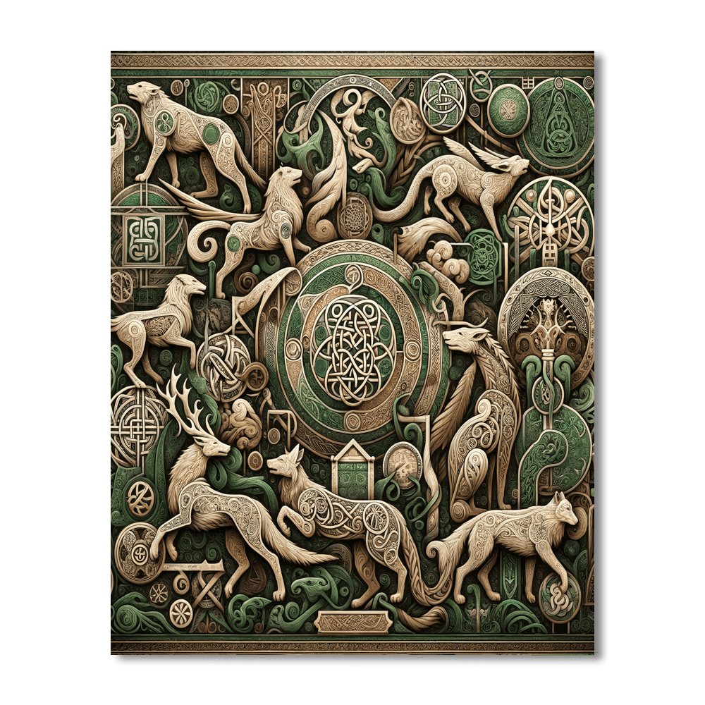 Celtic Myth And Mystery Numbered Painting Kits