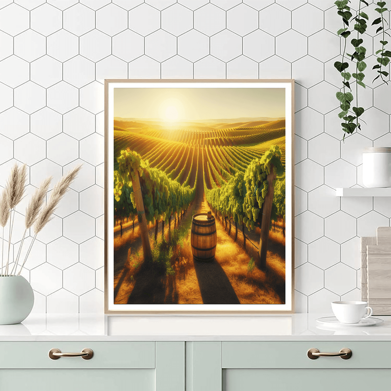 Vineyard Summer Stroll Paint By Numbers