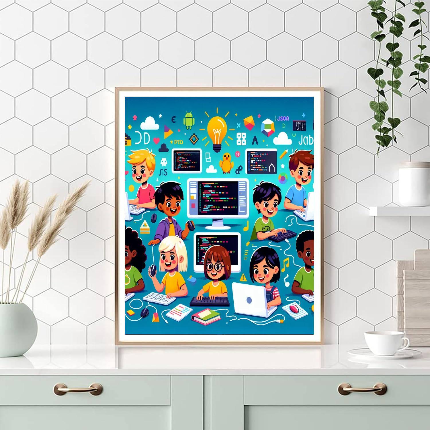 Creative Coders Paint By Numbers Art
