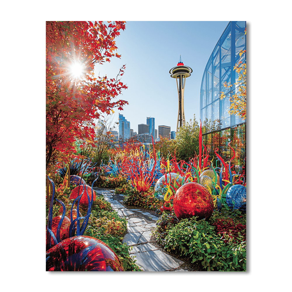 Chihuly Garden And Glass - Seattle Painting Number Kit