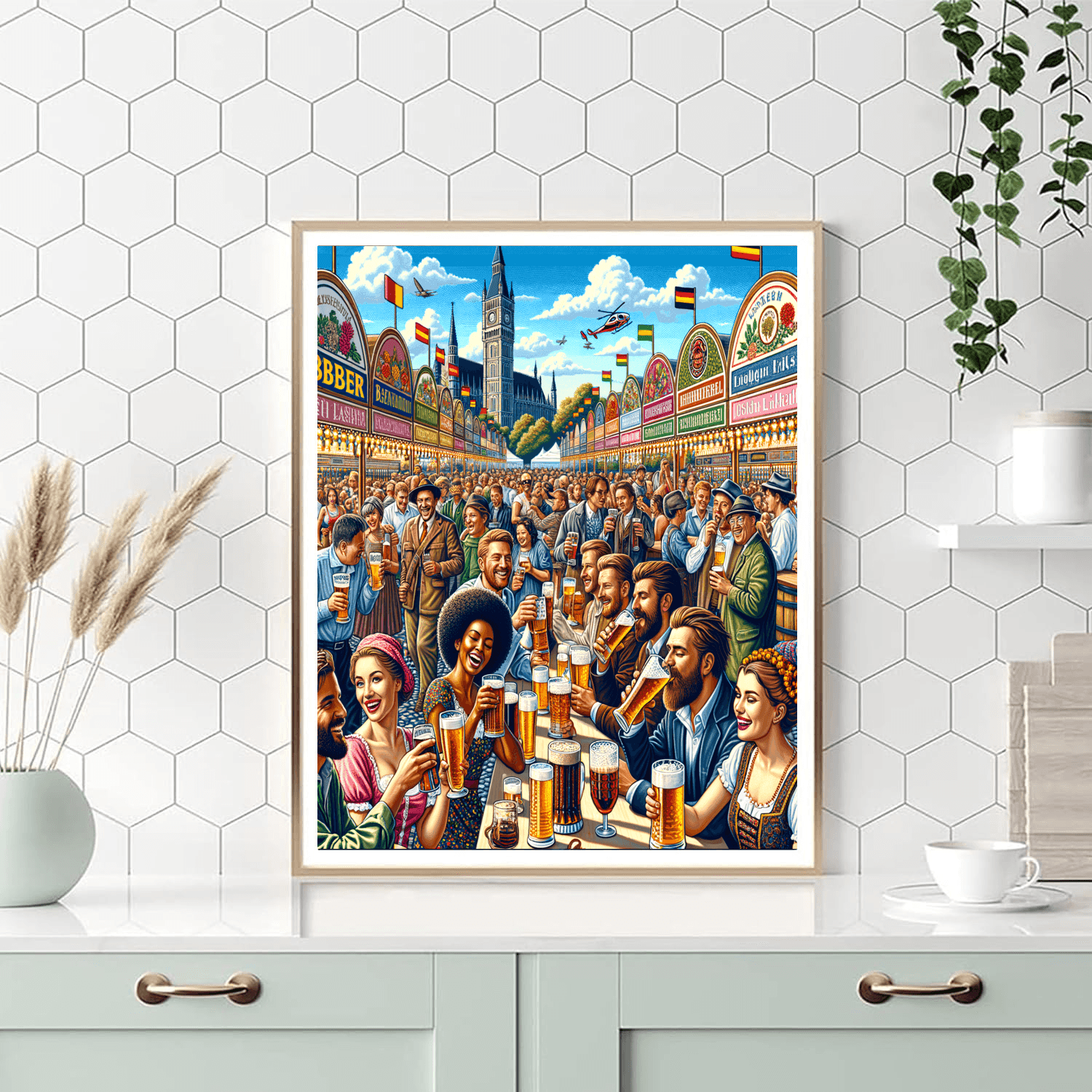 The Chengdu International Beer Festival Paint By Color