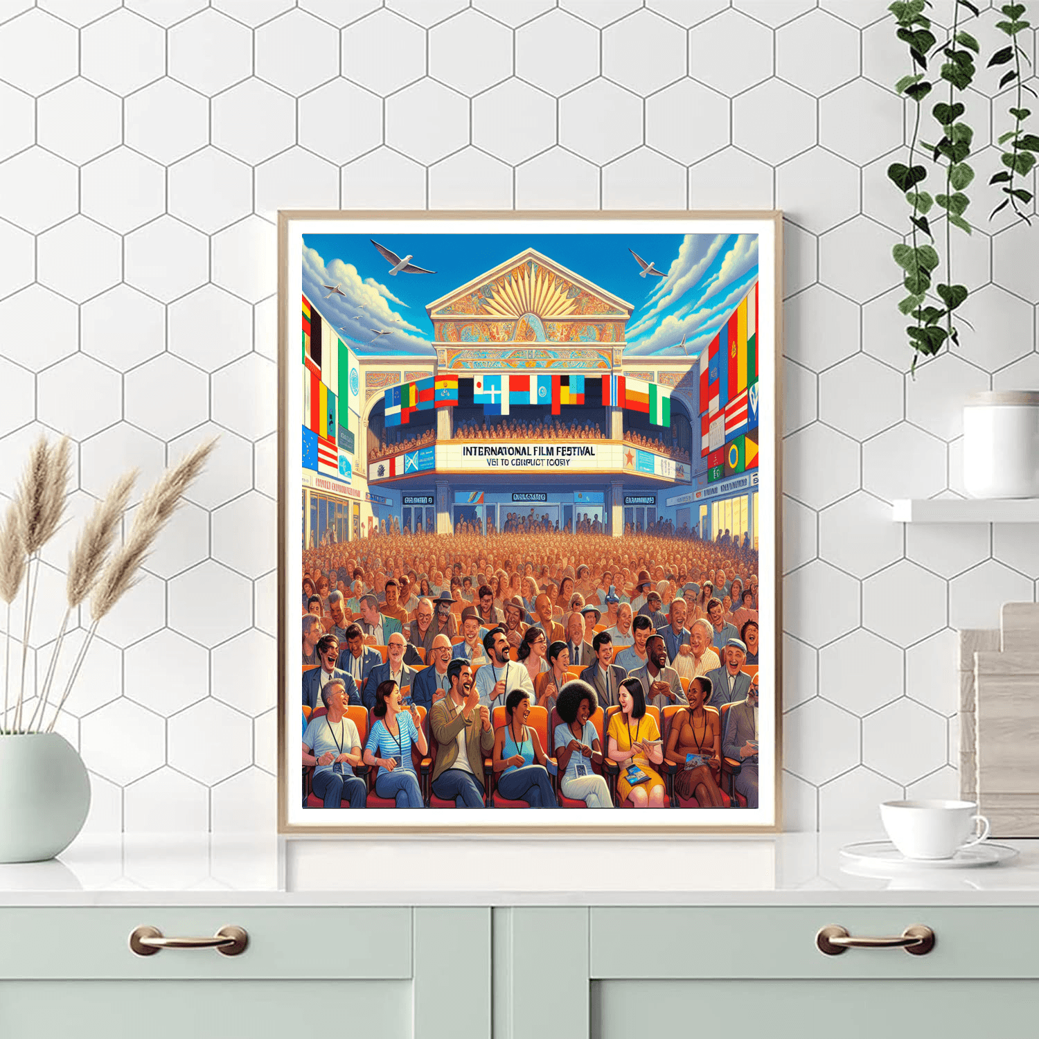 The Durban International Film Festival Number Painting