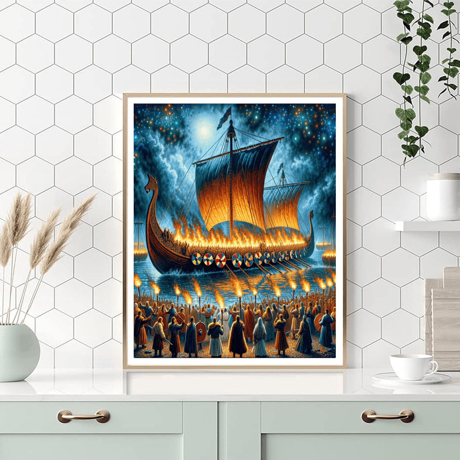 Up Helly Aa - Shetland Islands, Scotland Paint By Color