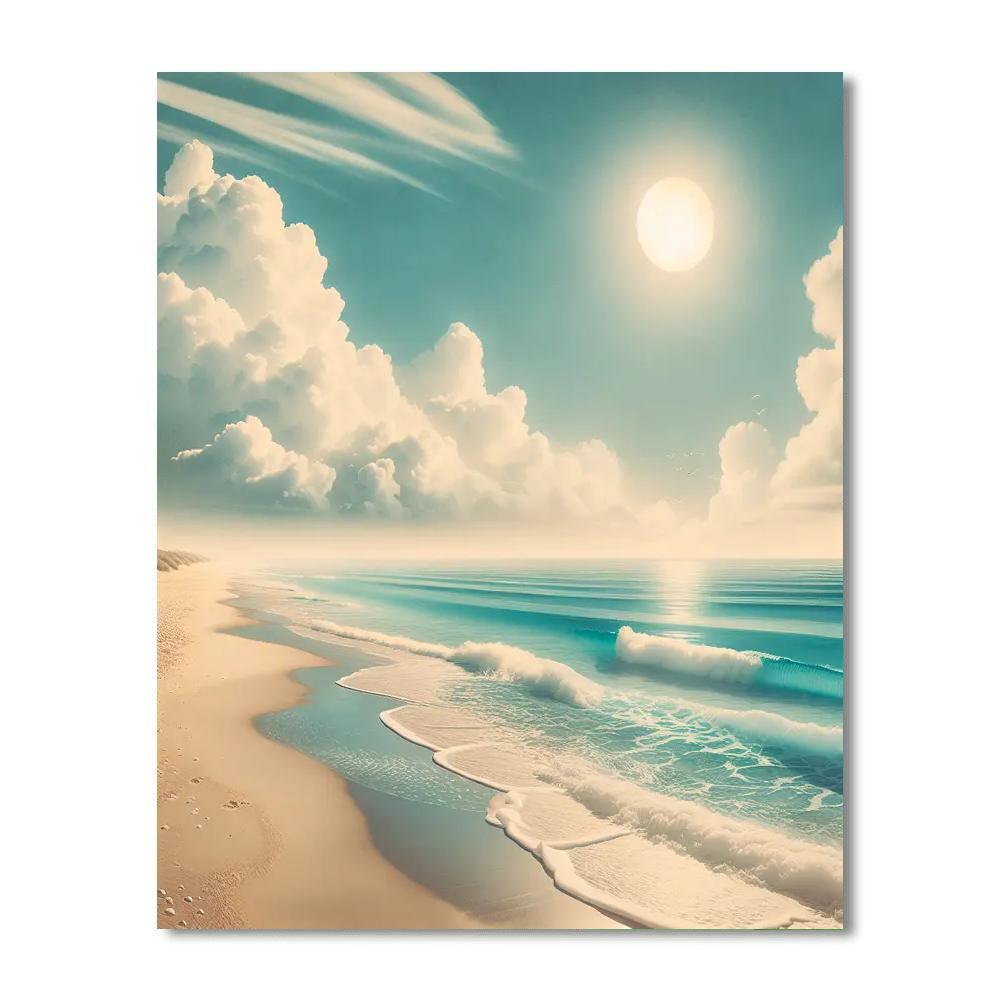 Glistening Seaside Dreams DIY Paint By Numbers