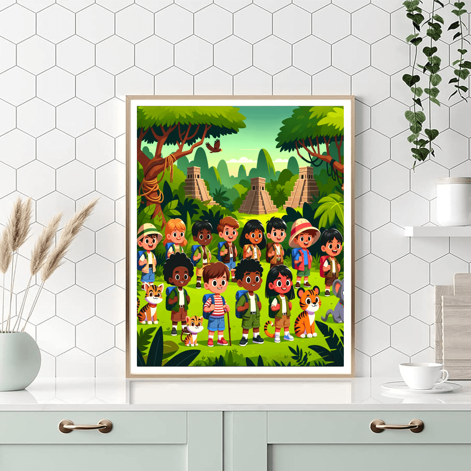 Wild Jungle Journey Painting By Numbers Kit