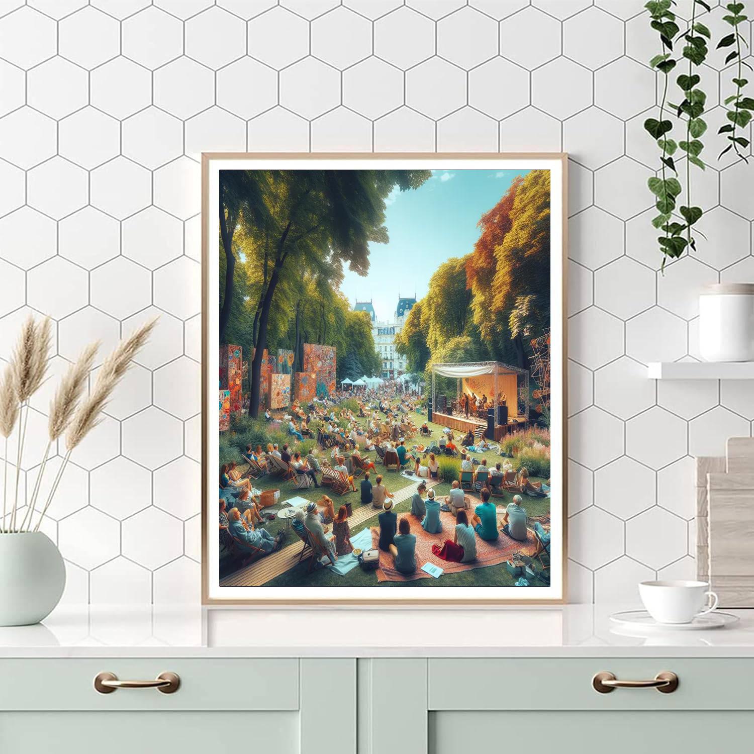 Jazz In The Park - Romania Paint By Color