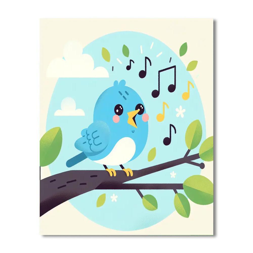 Singing Bluebird Paint By Numbers Kits