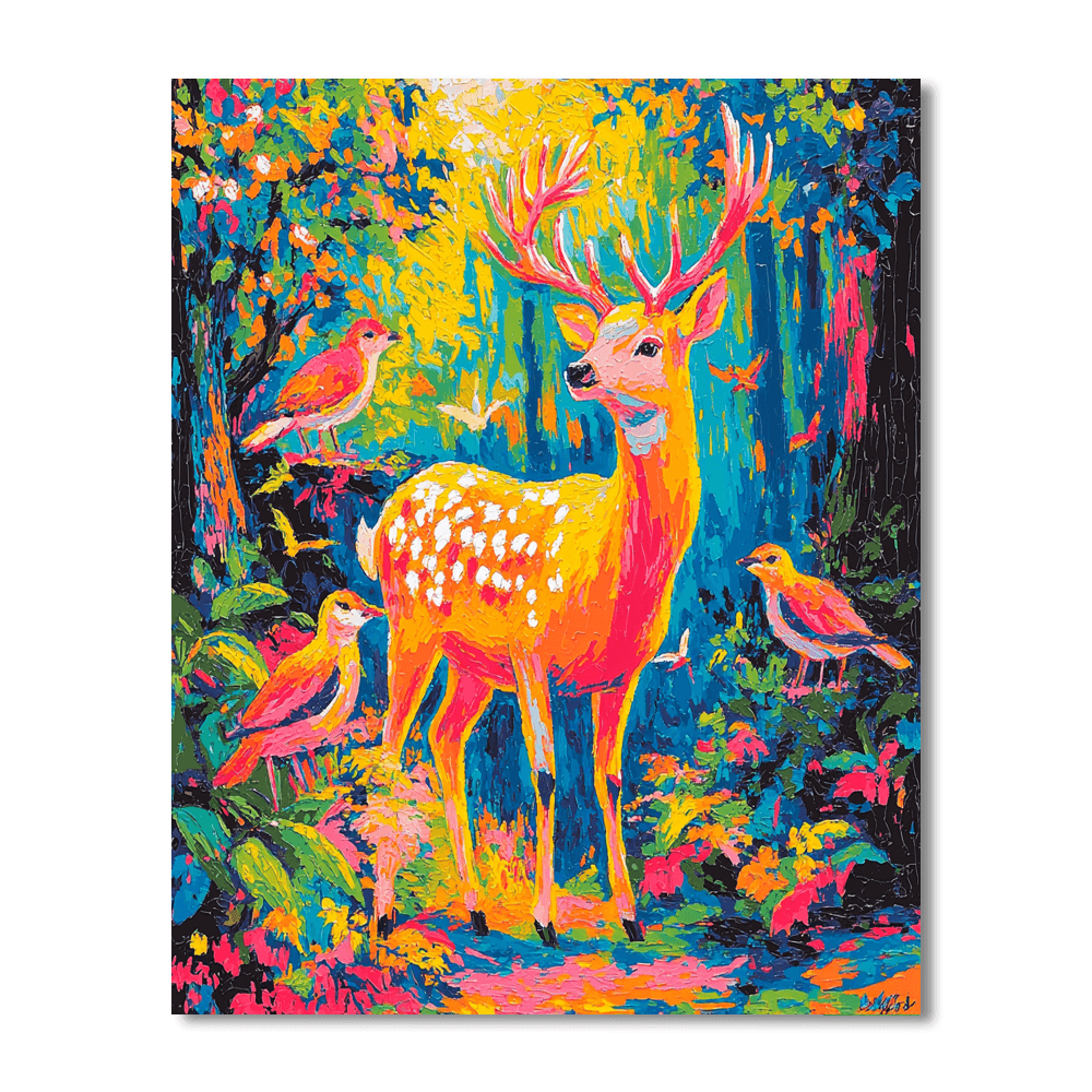 Franz Marc Inspired Guardians Of Nature  Paint By Numbers Kits