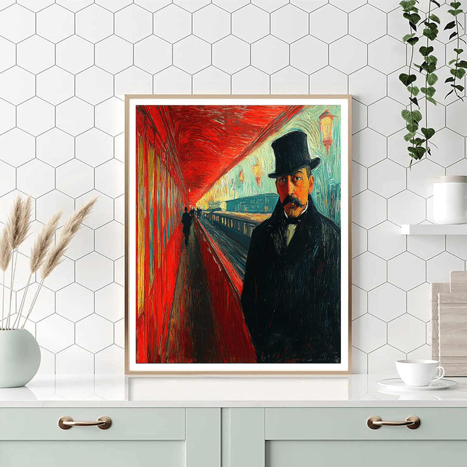 Munch Inspired Historical Whispers  Painting By Numbers Kit