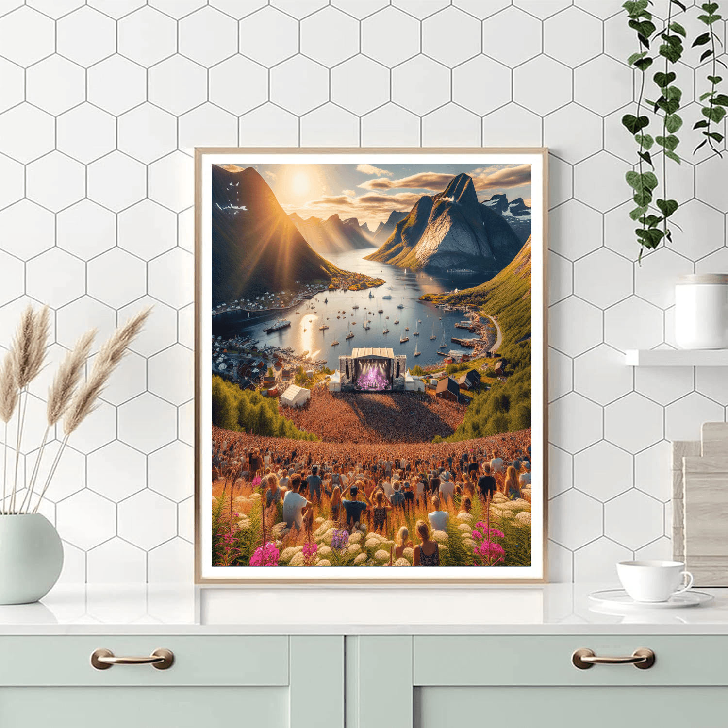 Festival Of The Midnight Sun - Norway Numbered Painting Kits