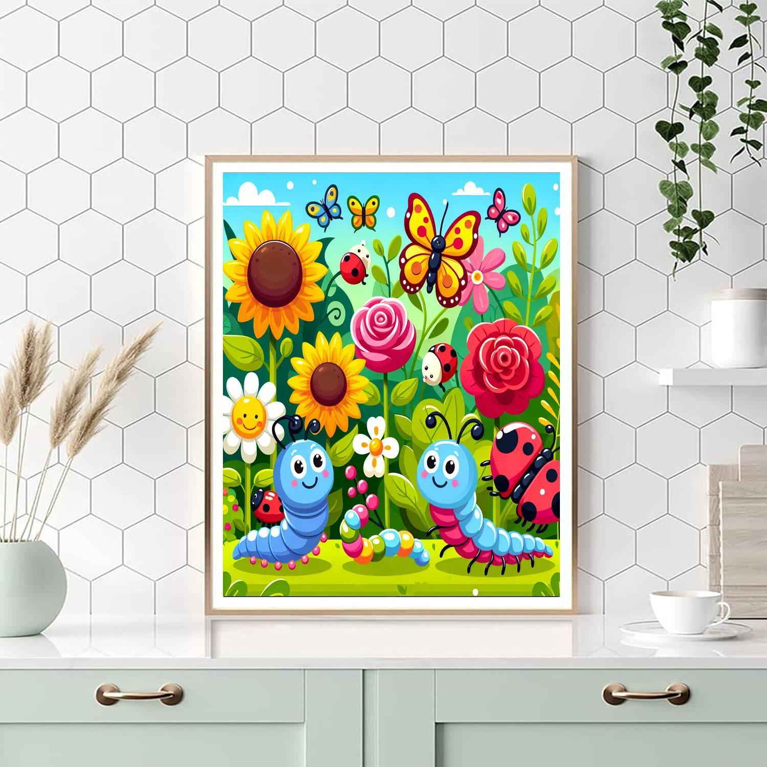 Garden Festival Paint By Numbers Art