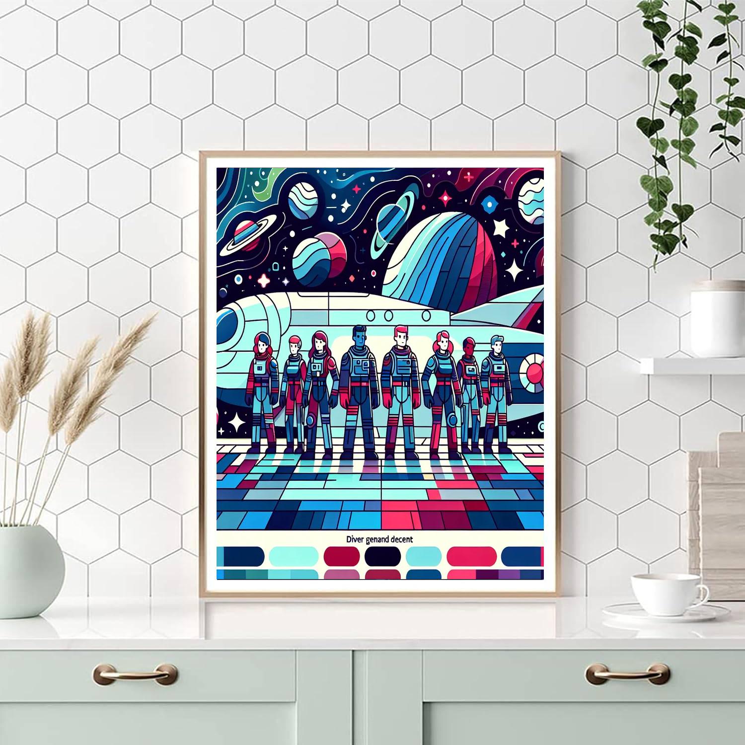 Galactic Rangers Adventure Painting By Numbers Kit
