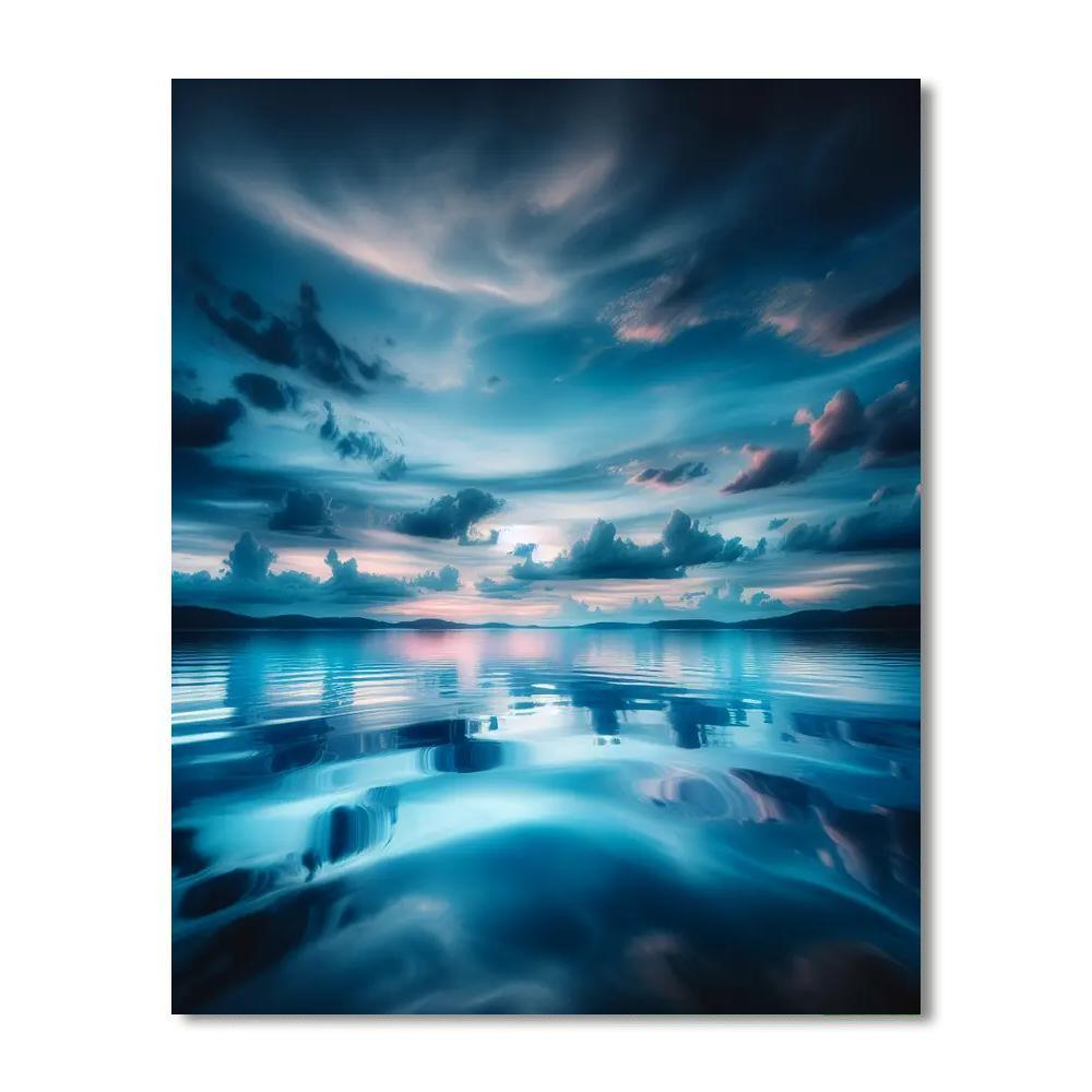 Peaceful Lakeside Evening Paint By Numbers