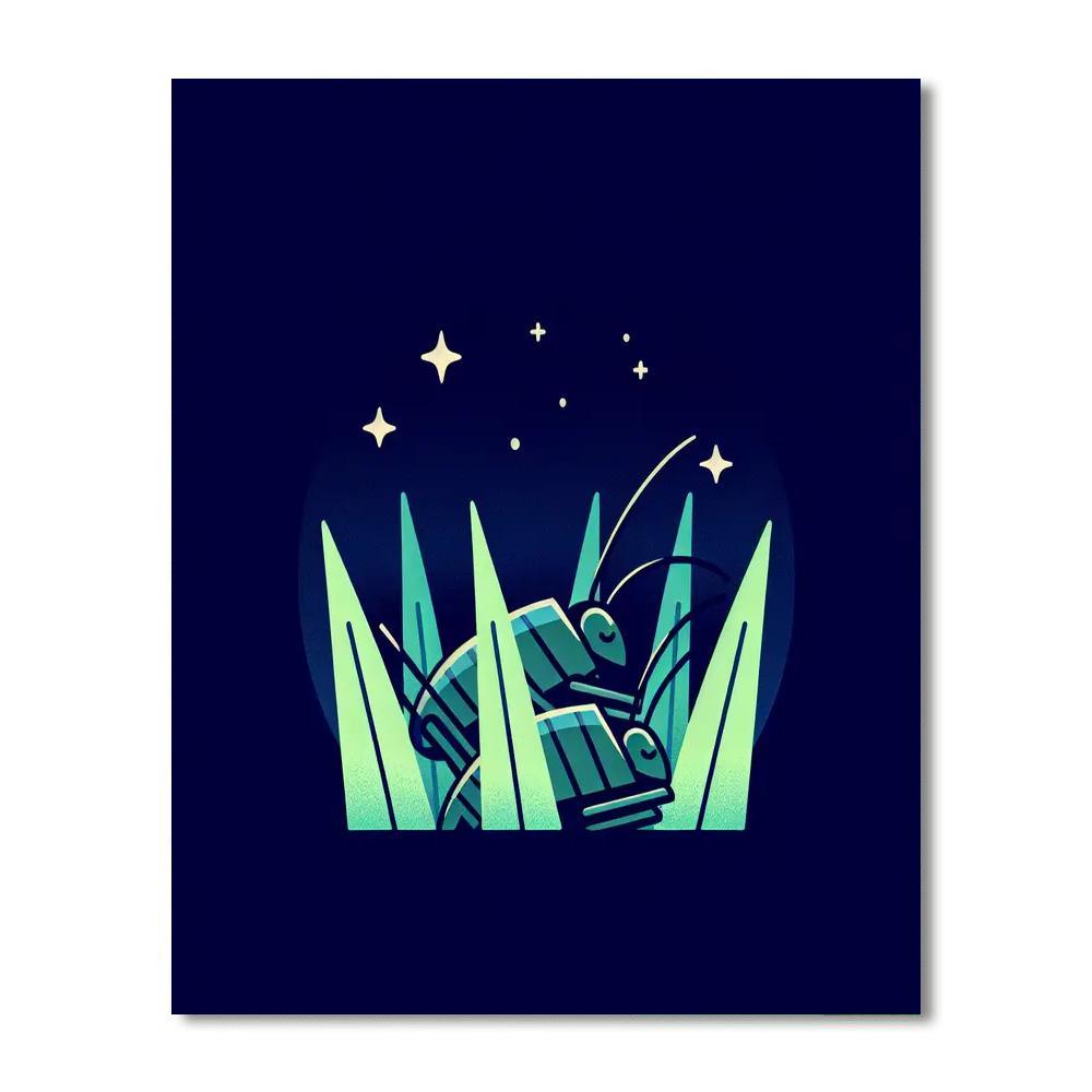 Chirping Crickets Paint By Numbers Art