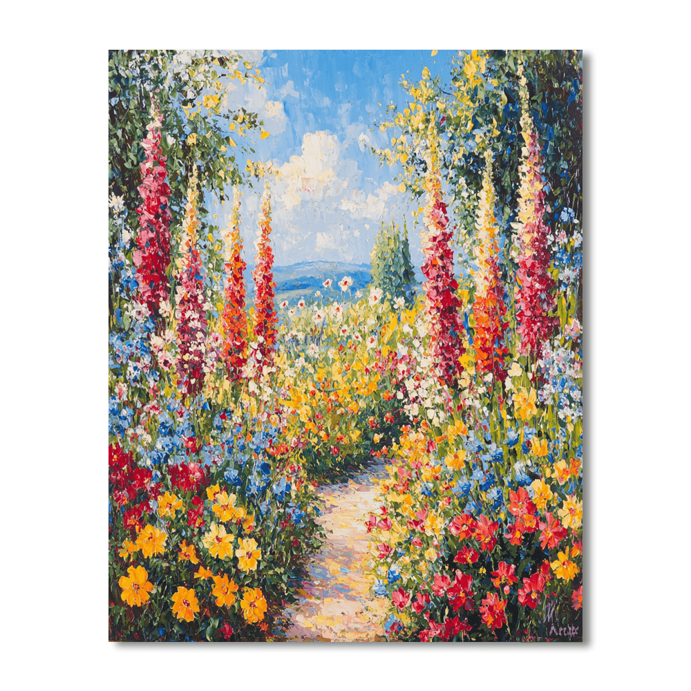 Claude Monet Inspired Blossoming Dreams  Numbered Painting Kits