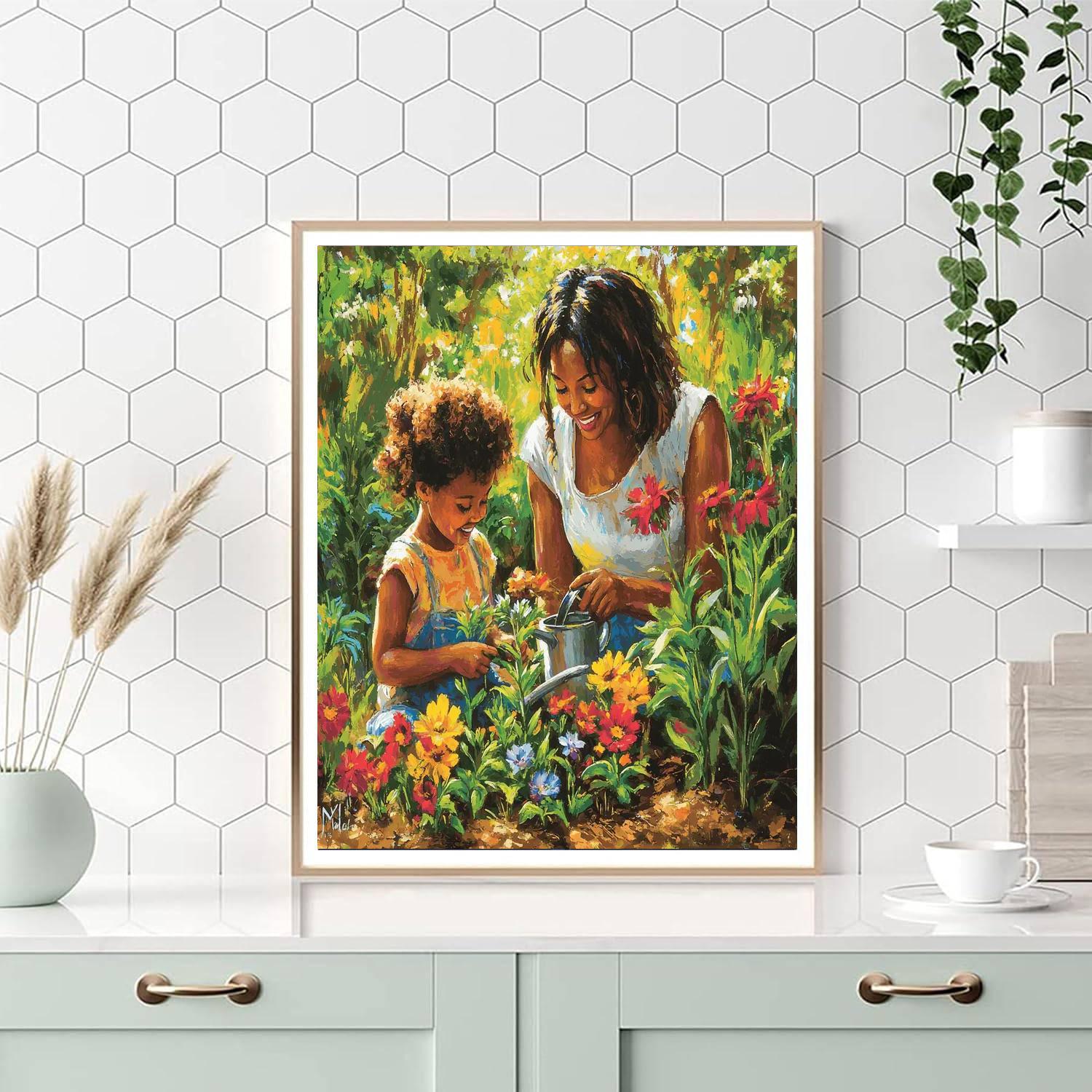 Gardening Together DIY Paint By Numbers
