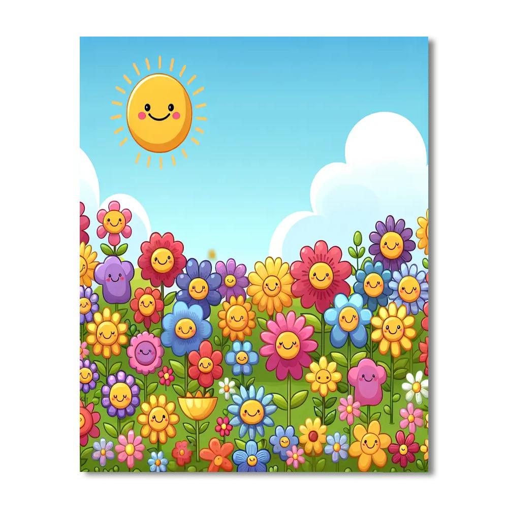 Wondrous Wildflowers Painting Number Kit