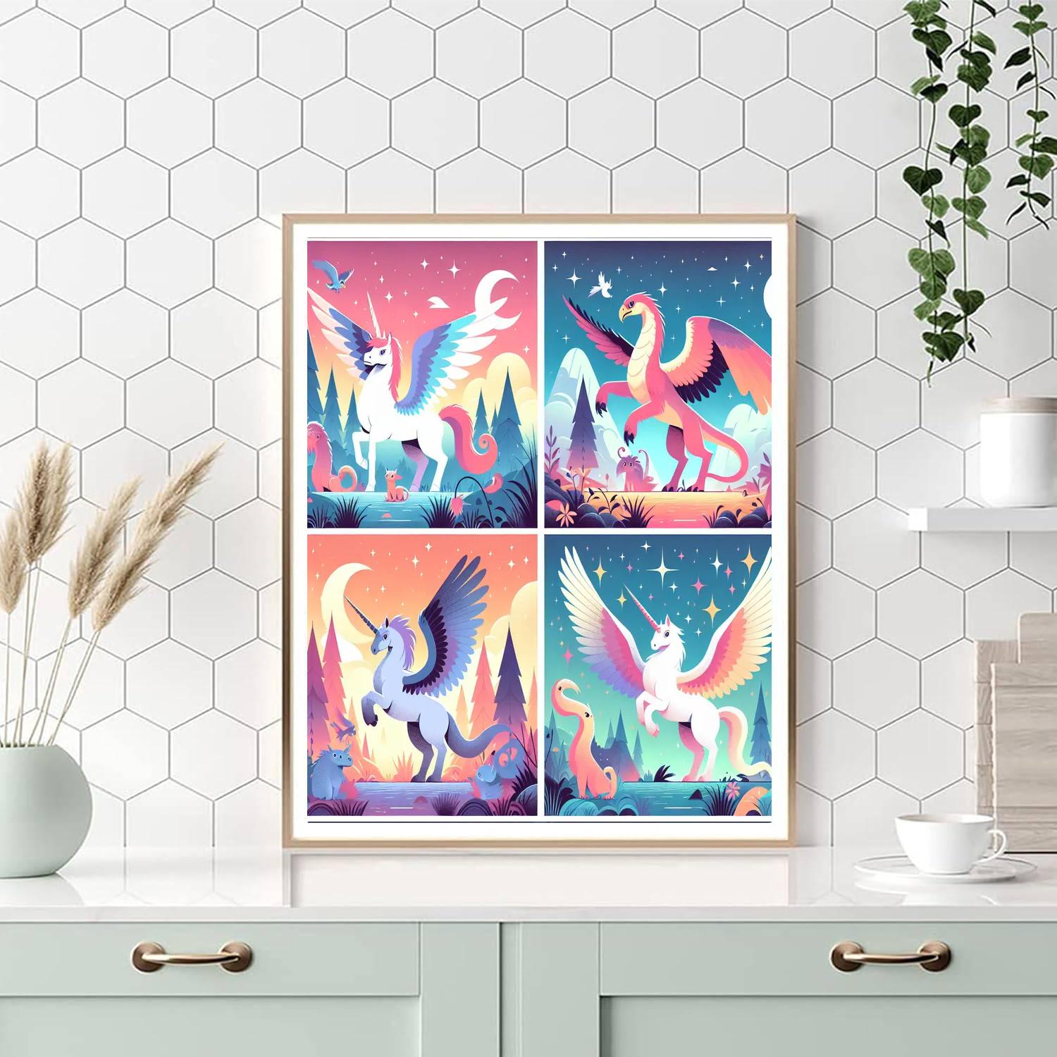 Fantastic Beasts Number Painting