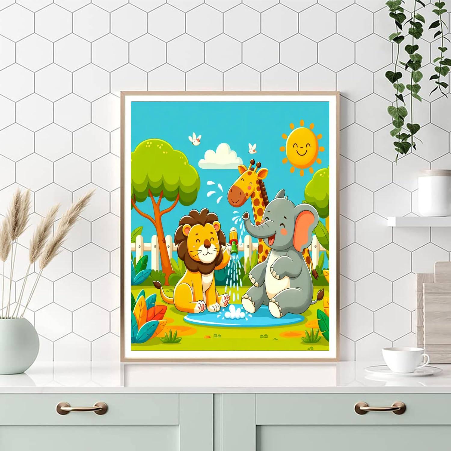 Charming Zoo Adventures Paint By Numbers Kits