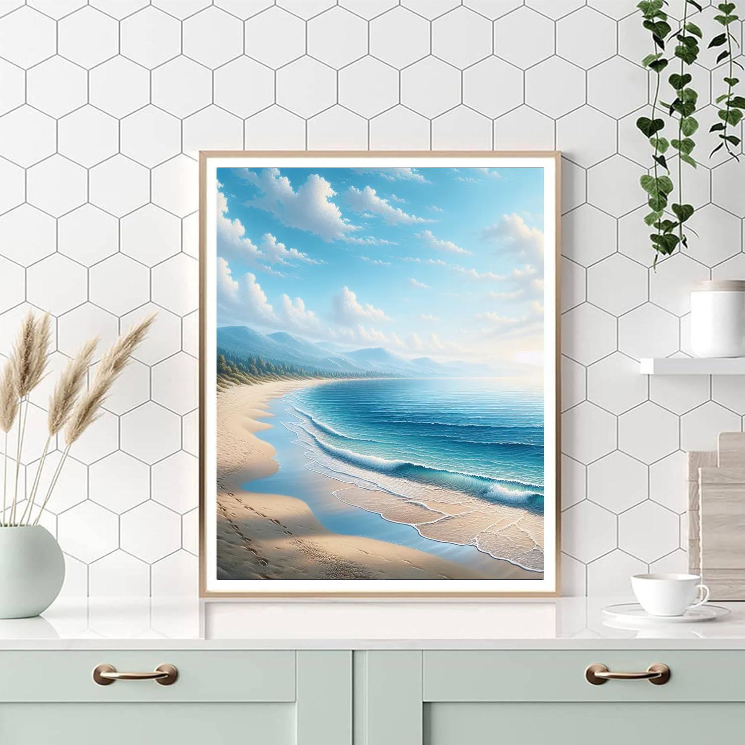 Breezy Ocean Vista DIY Paint By Numbers