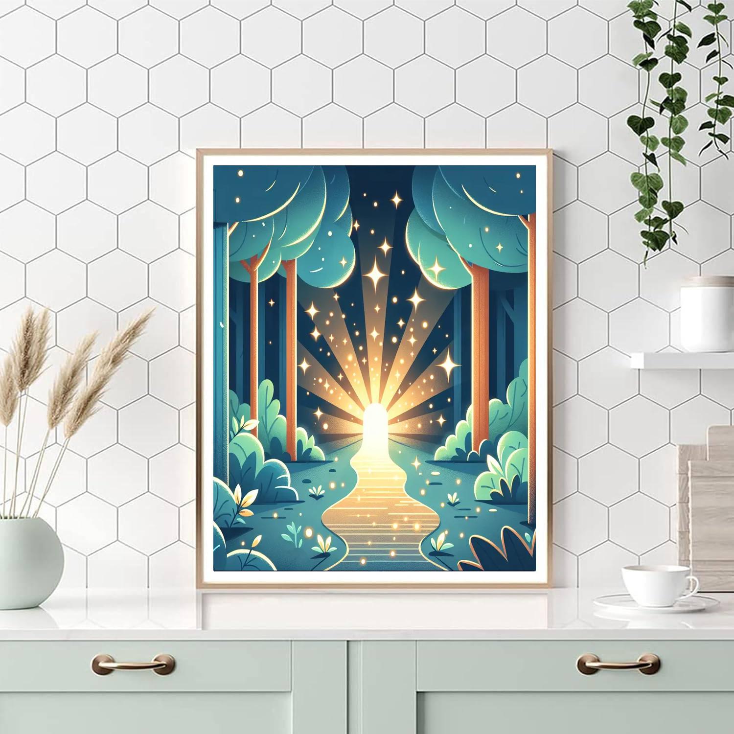 Mystical Pixie Path DIY Paint By Numbers