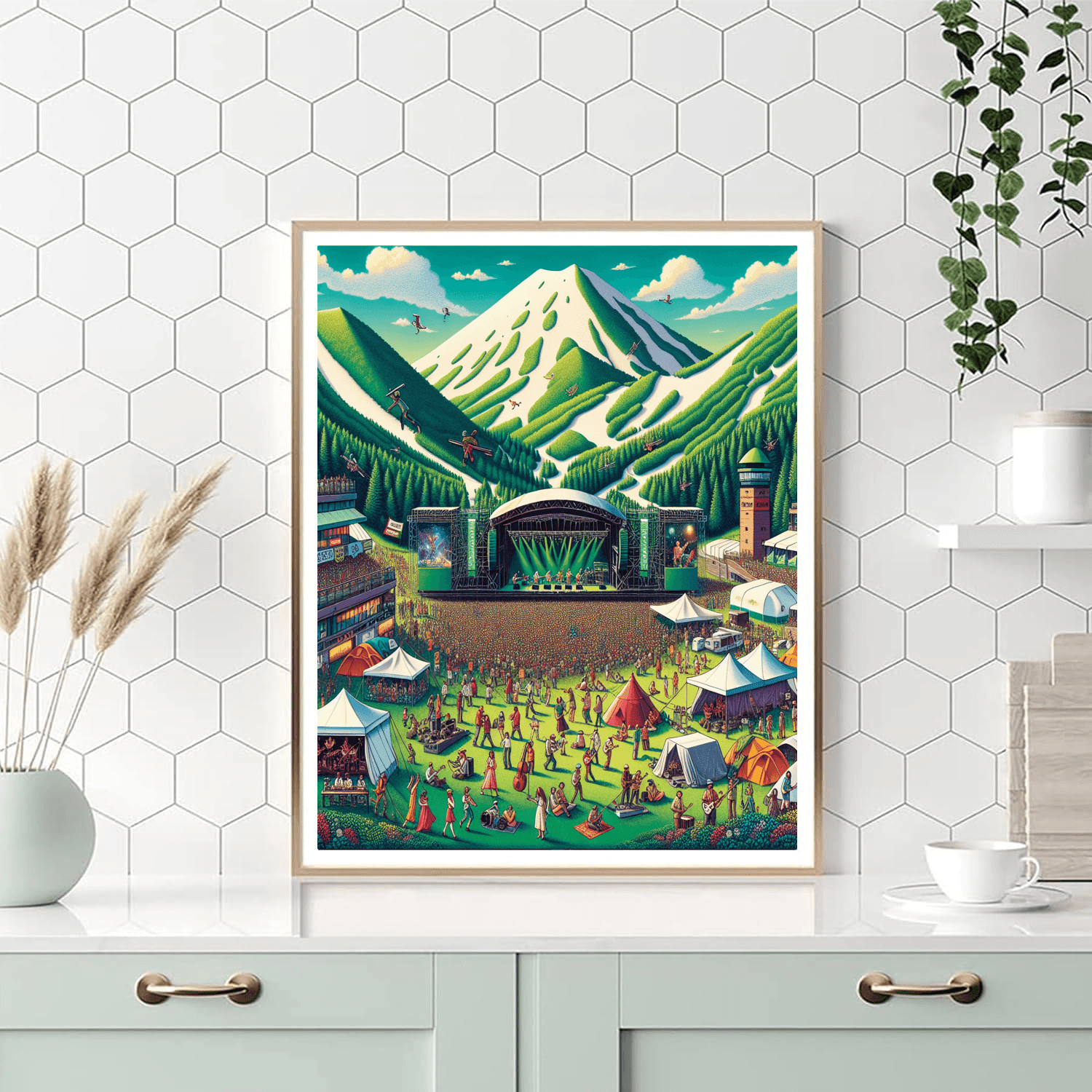 Fuji Rock Festival - Niigata, Japan Number Painting