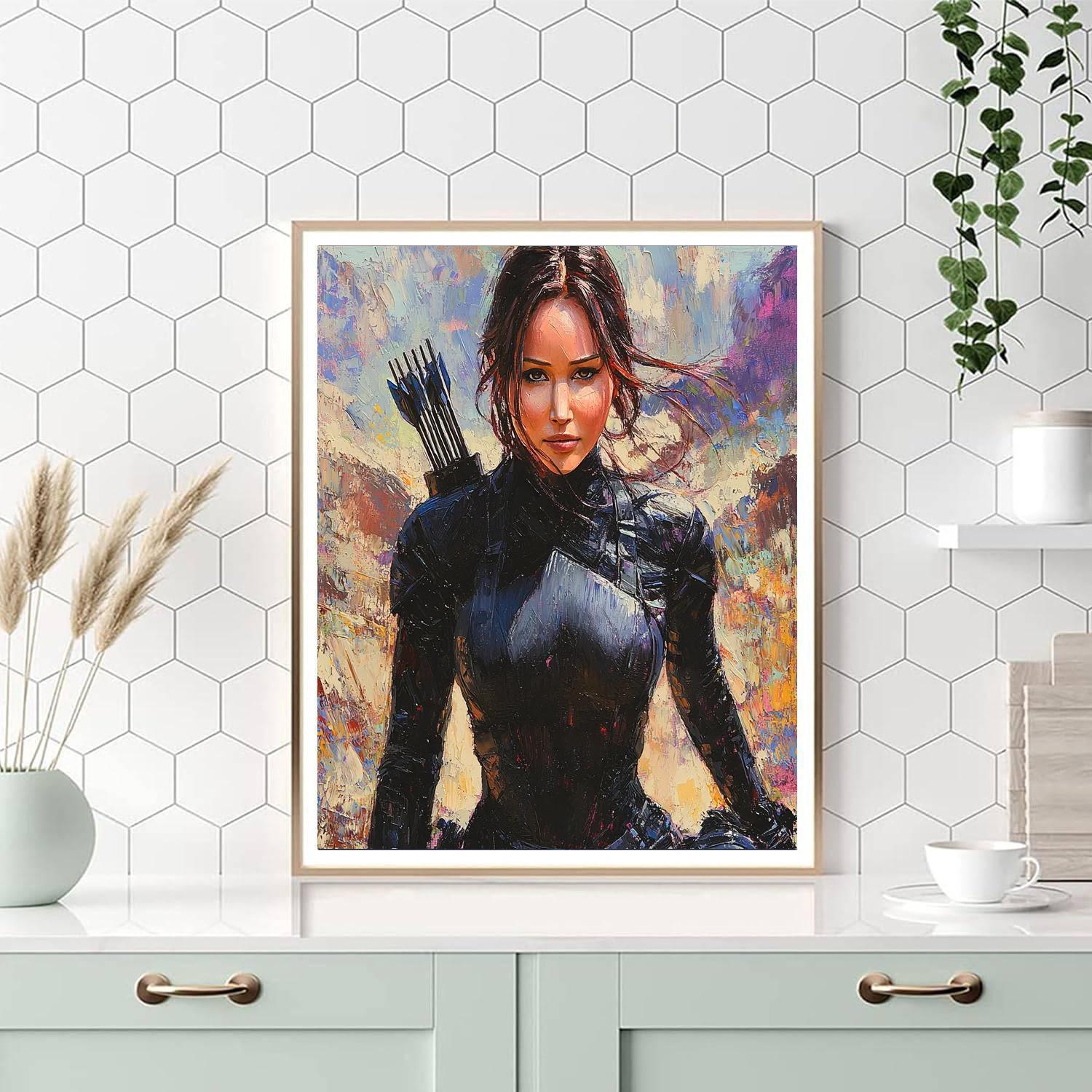 Jennifer Lawrence: From Hunger To Stardom Paint By Color