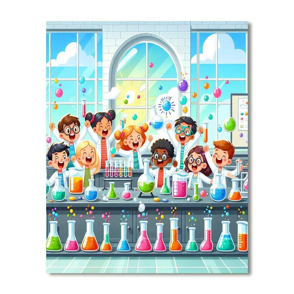 Magical Science Lab Paint By Numbers