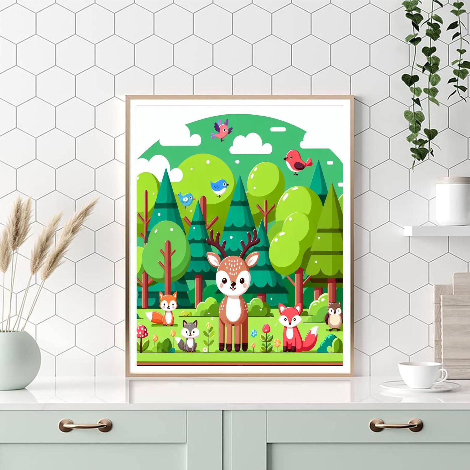 Forest Explorer Painting Number Kit