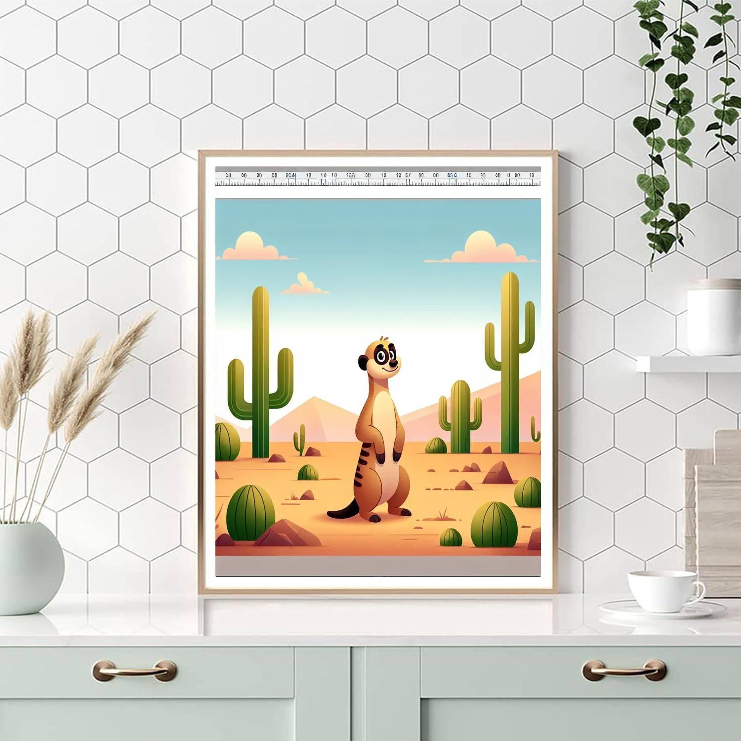Mellow Meerkat Painting By Numbers Kit