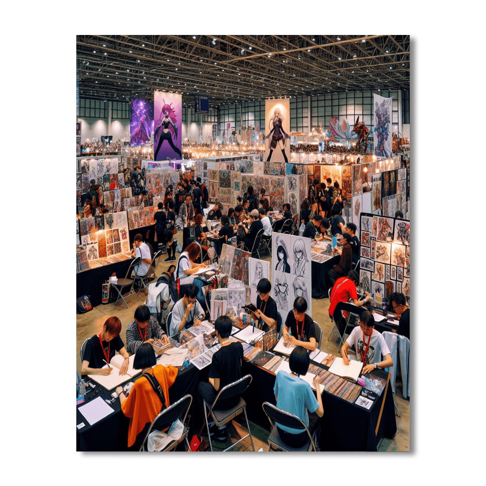 Enniskillen Comic Fest - Northern Ireland Paint By Number