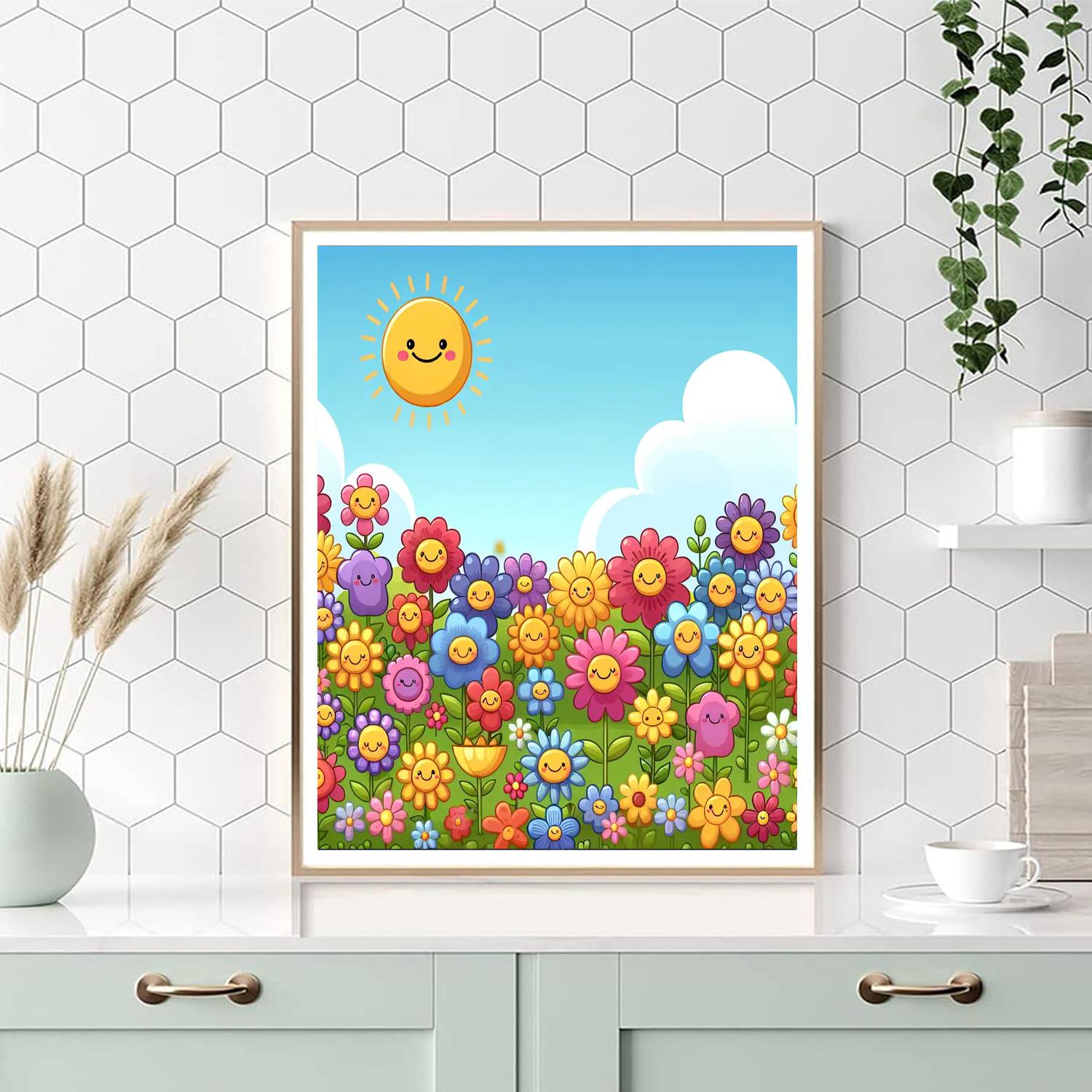 Wondrous Wildflowers Painting Number Kit