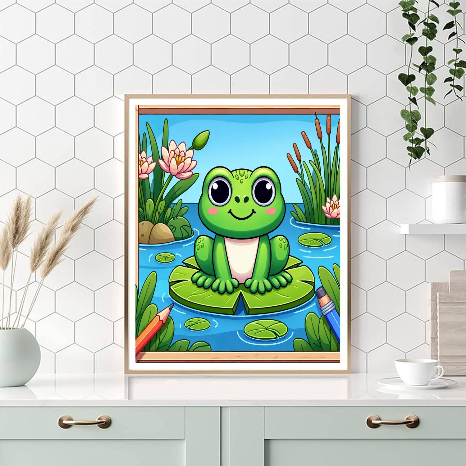 Froggy Adventures Painting By Numbers Kit