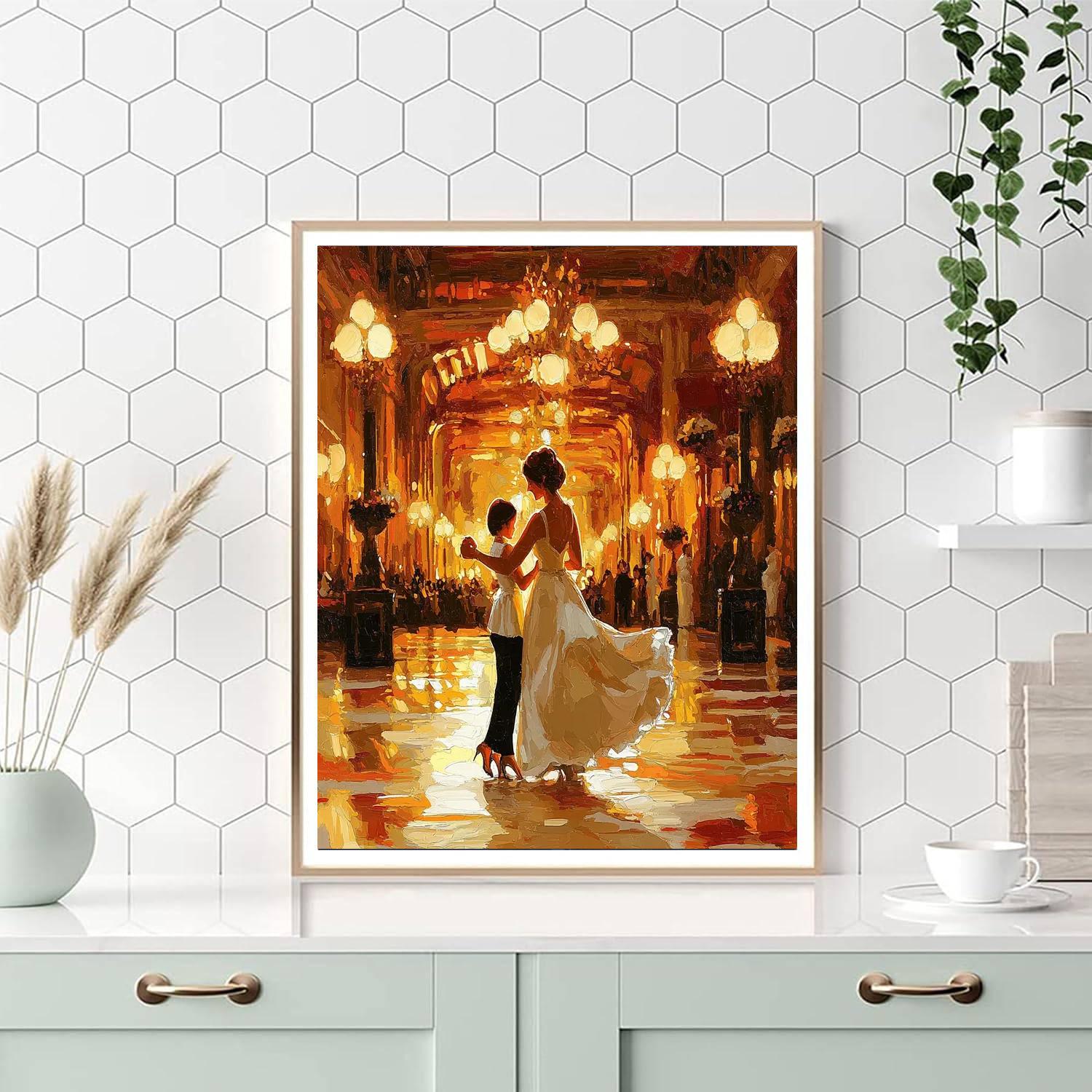 Love's Eternal Dance Number Painting