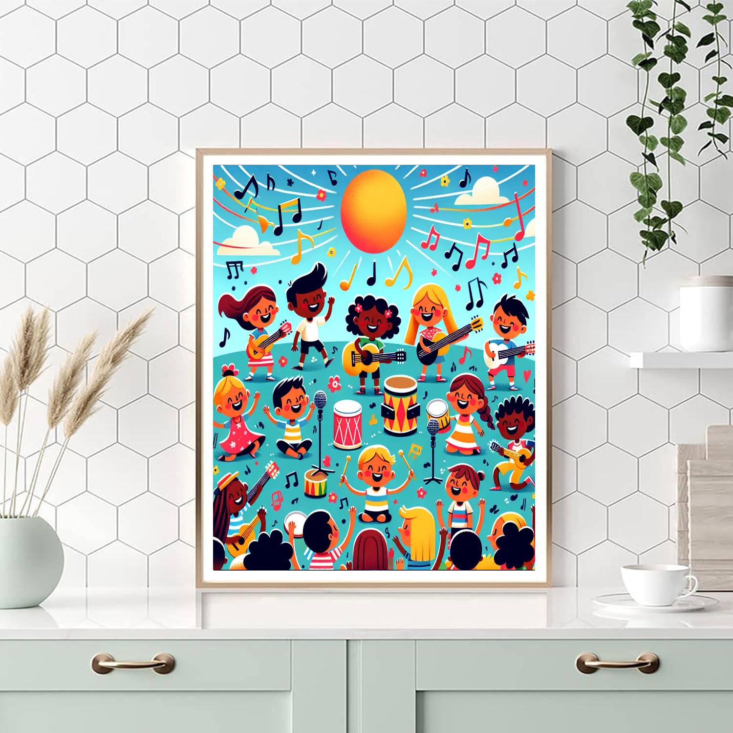 Merry Music Makers Paint By Numbers Art