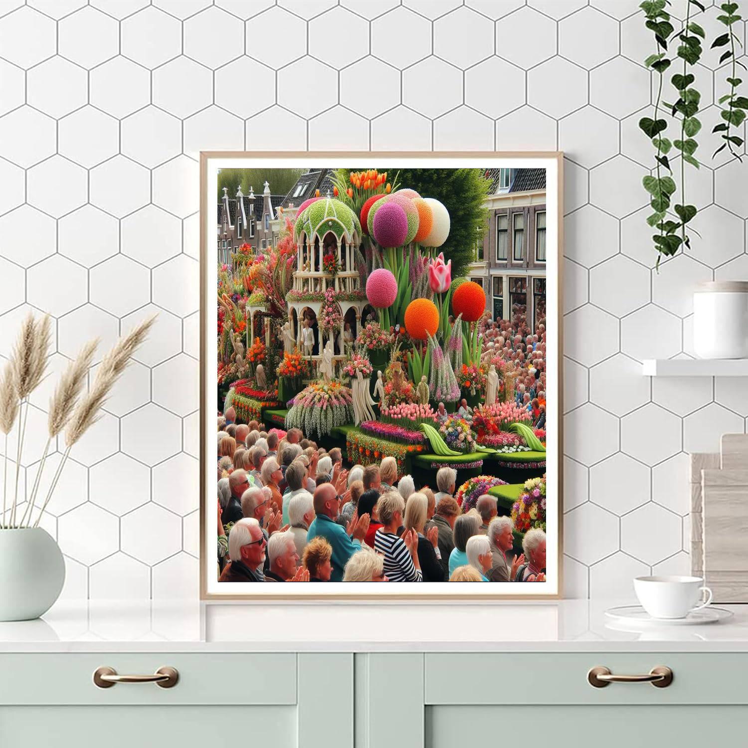 Bloemencorso Bollenstreek - Lisse, Netherlands Paint By Numbers Art