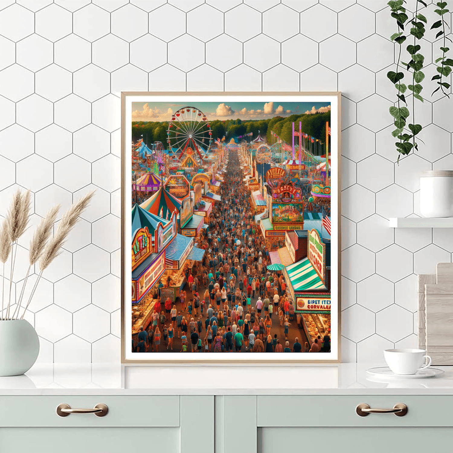 The Big E Painting Number Kit