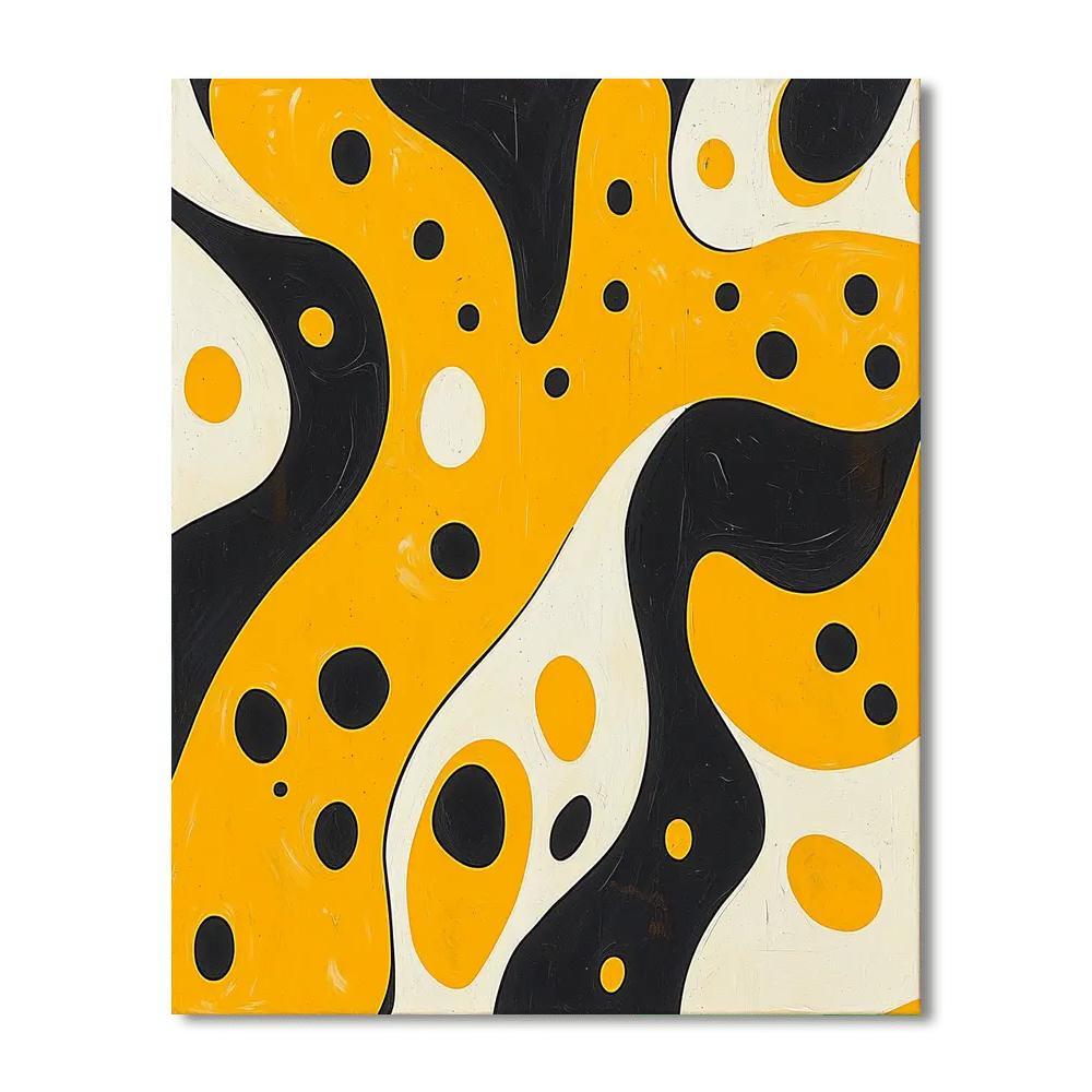 Joan Miró Inspired Fantasy In Motion  Paint By Numbers Art