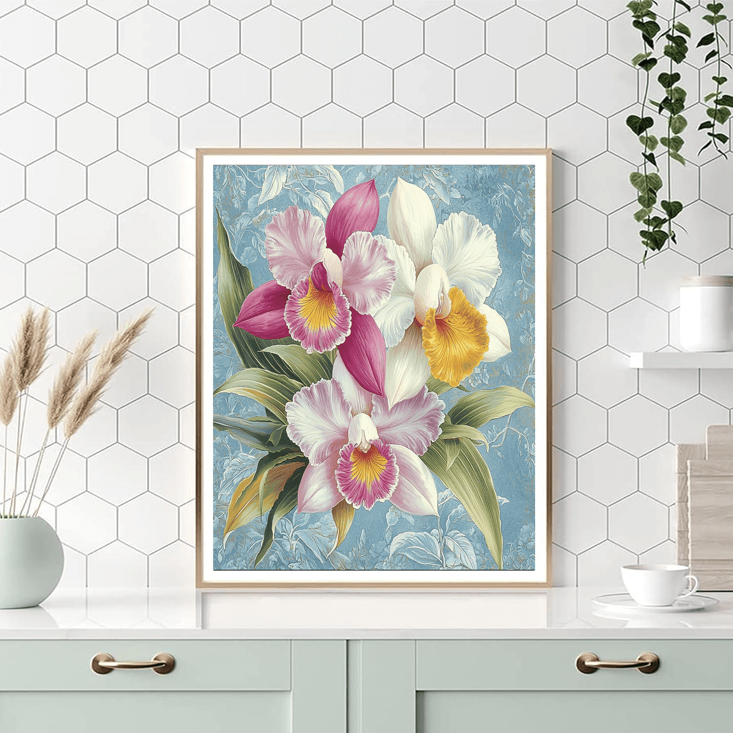 Pierre-Joseph Redouté Inspired Radiant Orchids  Paint By Numbers Art
