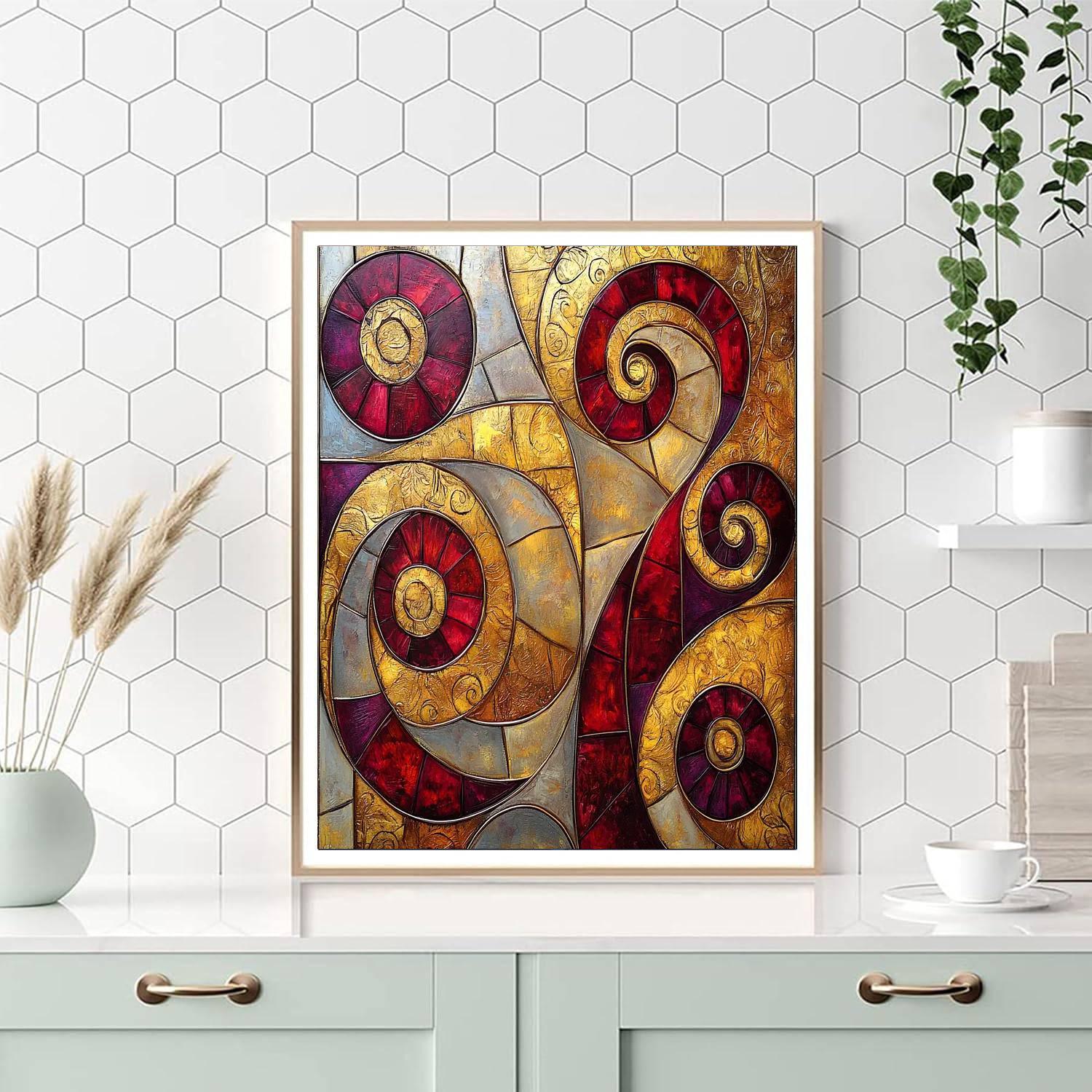 Gustav Klimt Inspired Eternal Patterns  Paint By Numbers Art